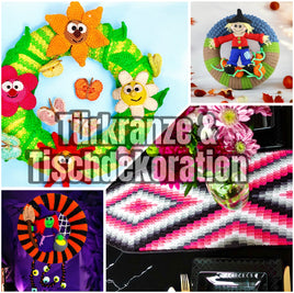 Türkränze & Tischdekoration – Häkelanleitungen