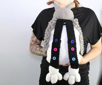 Häkelanleitung - Rucksack Schneeeule Hedwig
