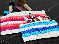 Häkelanleitung - Beautytasche mit Zipper
