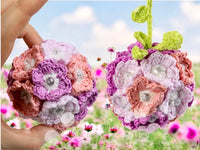 Häkelanleitung - Dekorative Blumenkugel