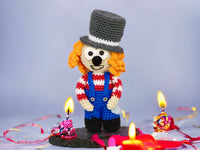 Crochet pattern - Clown Trio