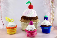 Crochet Pattern - Cupcake Set