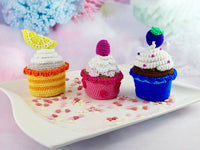 Crochet Pattern - Cupcake Set