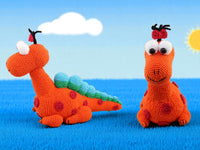 Crochet Pattern - The Dino Family
