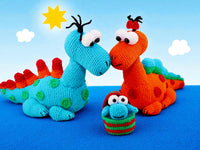 Crochet Pattern - The Dino Family