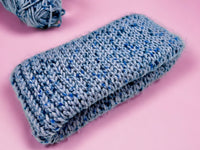 Häkelanleitung - Winterliches Stirnband Set