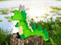 Crochet pattern - Big fluffy dragons