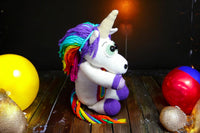 Crochet pattern - fluffy unicorn
