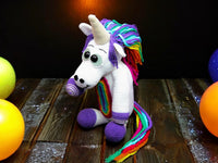 Crochet pattern - fluffy unicorn