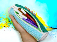 Crochet pattern - pencil case/pencil box