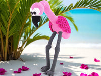 Häkelanleitung - Großer flauschiger Flamingo