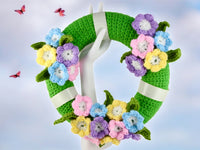 Crochet pattern - 4 door wreaths in a value set