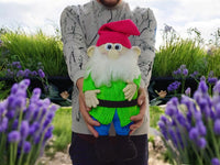 Häkelanleitung - Großer flauschiger Gartenzwerg XXL