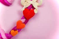 Crochet pattern - Decorative heart door wreath