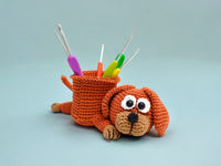 Crochet pattern - Dog pen/needle holder