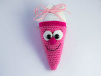 Crochet pattern - Funny candy cones / school cones