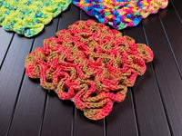 Crochet Pattern - Coral Granny Square