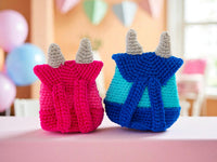Crochet Pattern - Funny Backpack Monsters