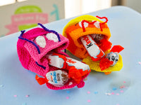 Crochet Pattern - Funny Backpack Monsters