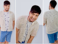 Crochet pattern - Lightweight summer shirt unisex