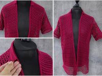 Crochet pattern - Lightweight summer shirt unisex