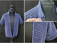 Crochet pattern - Lightweight summer shirt unisex
