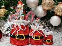 Häkelanleitung - Weihnachtssäckchen zum Befüllen | Nikolaus | Geschenk