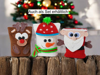 Häkelanleitung - Weihnachtsmann Geschenktasche