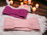 Häkelanleitung - Winterliches Stirnband Set