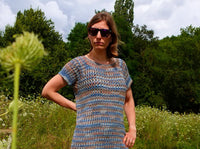 Crochet pattern - Tiffany Sweater short sleeve shirt