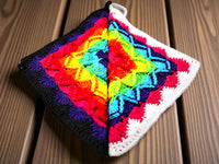 Crochet pattern - Potholder Kaleidoscope
