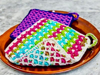 Crochet pattern - Potholder double design