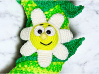 Häkelanleitung - Türkranz Lustige Blumenzeit