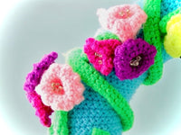 Häkelanleitung - Türkranz Blumenwiese