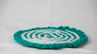 Crochet pattern - Modern drink coasters Spirolino