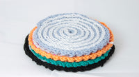 Crochet pattern - Modern drink coasters Spirolino