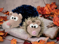 Häkelanleitung - Igel Familie