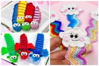 Crochet pattern - 3 bookmarks value set