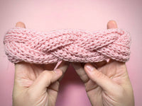 Häkelanleitung - Winterliches Stirnband Set