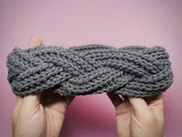 Häkelanleitung - Winterliches Stirnband Set
