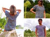 Crochet pattern - Tiffany Sweater short sleeve shirt