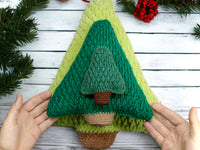 Häkelanleitung - Weihnachtsbaum Kissen | Deko | Geschenk