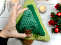 Häkelanleitung - Weihnachtsbaum Kissen | Deko | Geschenk