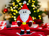 Häkelanleitung - Weihnachtsklaus der großer flauschige Weihnachtsmann