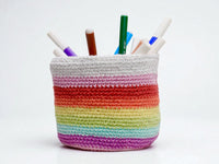 Crochet pattern - Magical reversible basket