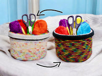 Crochet pattern - Magical reversible basket