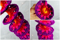 Crochet pattern - 4 decorative wind chimes set
