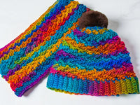 Crochet pattern - Hat and Loop Zigzag Design