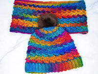 Crochet pattern - Hat and Loop Zigzag Design