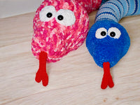 Häkelanleitung - Zugluftstopper Schlange | Deko | Nackenrolle | Kuscheltier
